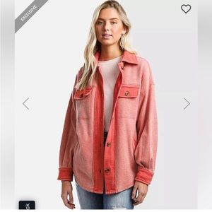 Buckle BKE Reverse Fleece Shacket